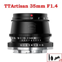 ttartisan 35mm f1.4 aps-c 수동 초점 카메라 렌즈 소니 e fujifilm fuji x nikon z m43 leica l sigma canon ef-m eos, 라이카 엘