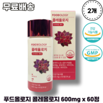 푸드올로지 콜레올로지 600mg 60정 X 2개 다이어트 체지방down 체내에너지생성 활력비타민 체지방감소 에너지생성 건강한다이어트 다이어트케어