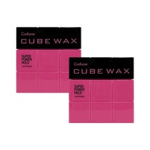 과일나라 컨퓸 큐브왁스 80g 3종 택 1+1/와일드/익스트림/파워홀드, 컨퓸 큐브왁스 슈퍼 파워 홀드 80g 1+1
