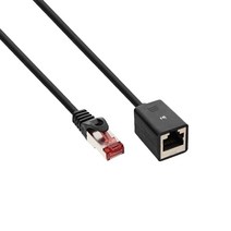 인네트 CAT.6 FTP 인터넷 공유기 랜 연장 케이블 블랙 0.5M IN-6FTPMF05M