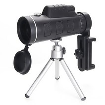 어군탐지기 낚시카메라 휴대용어탐기 방수 40x60 fmc hd monocular high power low light night vision handheld telescope, 3-연한 초록색