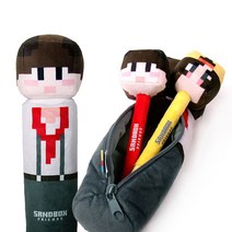 PGM^*^몰샌드박스 프렌즈 도티 원형필통 캐릭터 연필케이스 필기도구 펜슬^*췤pgm, a*^*옵션없슴