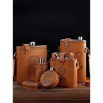 힙플라스크 가죽 스테인리스 양주 플라스크 위스키, 엘크3