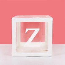 촬영박스10 개/몫 A-Z 웨딩 생일 파티 장식 베이비 샤워 풍선 아이 상자, 30 1pcs Z Box