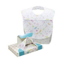 [AJZ_1581735] 베일리 일회용 턱받이 10매 이유식용품 이유식턱받이 아기턱받이 아기용턱받이 출산준비, NONE