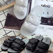 바캉스 슬리퍼 스트랩 휴가 커플 신발 발 편한