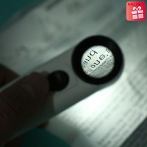 magnifying glass J593 40배율 LED 휴대용확대경 루페 휴대용돋보기, 1세트