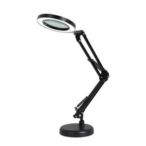 [생활/소품/최저] 링라이트 LED 2관절 돋보기 스탠드 USB 확대경 독서등 독서확대경 629379EA, 블랙, 본상품선택