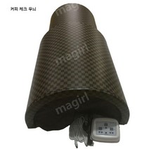 원적외선 온열 돔 사우나 가정용 찜질방 찜질기 난방 전신찜질기, 커피 체크 돔 + 가열 매트