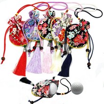 (주)파앤카코리아 복주머니 홀인원 복주머니 골프공 복주머니 포장 복주머니, 라운딩 고급형-네이비