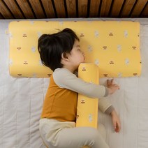 한스펌킨 메모리폼 와이드베개 유아 아기 신생아베개 방수커버포함, [쿨에버]리틀버니_핑크