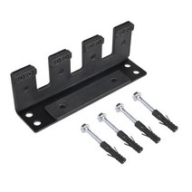 바벨컬 이지바 중량컬바세트 덤벨 이지바컬 벽 마운트 바벨로드 스토리지 랙 체육관 홈 피트니스 바벨 바 홀더 브래킷 프레임 액세서리, [01] Black