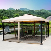 mongda 원두막 정자 야외 조립식 정원, 특별 제공 3x4 80 기둥
