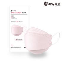 애니가드 더솔루션 마스크 소형 KF80, 1개입, 10개, 블라썸핑크