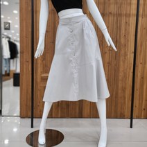 지컷 지컷 백 밴딩 버튼업 스커트722333500170