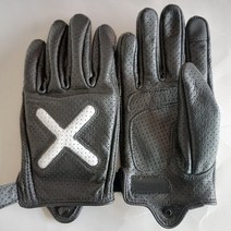 FOSITE 엑스타공 소가죽 글러브 스마트터치 남여사이즈, L, 09.타공X블랙화이트