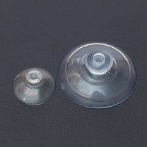 [펠트친구] 홈있는큐방(압착고무) 접착 흡착 고무 자동 후크 고리 훅 강력 압착, 40mm(10개)