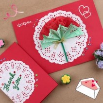 가정의달 만들기패키지 5월 카네이션입체카드 스승의날 만들기 어버이날 감사 DIY613 878EA, 본품
