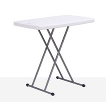 캠핑 야외 테이블 화이트 가판대 휴대용 접이식