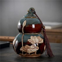 편수 냄비 제조 업체 직접 판매 조롱박 차 남비 세라믹 반 catty 이중 층 방습 밀봉된 녹차 puer 차 남비 편수 냄비 / 전골 양은 냄비세트 203, 스타일 f