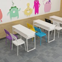 미술학원 책상 테이블 와이드 학원책상 고등학교 학원, 120x60x75 단층