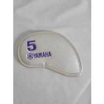 야마하 CS 5번 아이언커버 정품 화이트, 없음