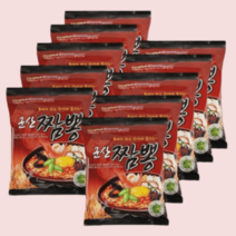 군산 짬뽕라면 122g x 10봉, 군산짬뽕라면 10봉