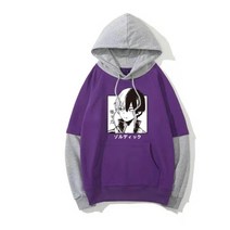 2021 anime my hero academia 프린트 까마귀 unisex funny shoto todoroki 긴 소매 오버사이즈 힙합 운동복