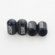 자동 휠 타이어 밸브 캡 경량 작업 XXR ENKEI ADVAN VOLK RAYS SSR wedsport 림 액세서리 4 개, 06 4PCS BLACK SSR