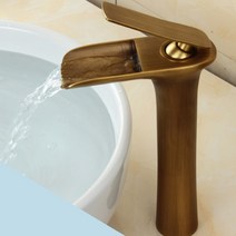 납작 수전 슬림 금색 수도꼭지 무광 납작 수입 유럽식 모던 심플 인테리어 11종, 앤틱 대형개