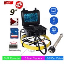 AHD 1080P 512HZ sonde Locator 자동 셀프 레벨링 파이프 하수도 배수 검사 카메라 시스템 DVR 5mm 케이블 150m, 20m, 512Hz Self Head