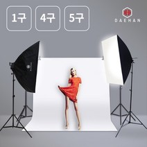 지속광 촬영 조명 사진 방송 세트 미니 스튜디오, DH-5070 1구(단품1개)전구 미포함