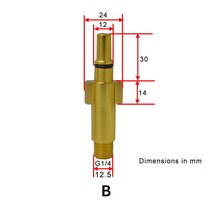 폼랜스Nilfisk Karcher Huter Elitech Lavor용 금속 어댑터 폼 노즐 거품 발생기 건 고압 세척기 비누, 02 B