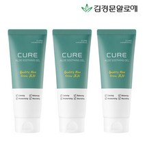 김정문알로에 큐어 알로에 수딩젤 150ml 1+1+1