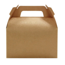 이홈베이킹 조각케익 돌떡박스 크라프트 중, 30개