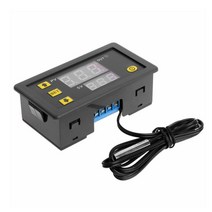 W3230 LED 디지털 온도 조절기 온도 제어 DC 12V AC 220V 20A 미니 LED 디스플레이 온도 조절기 방수 프로브, type2