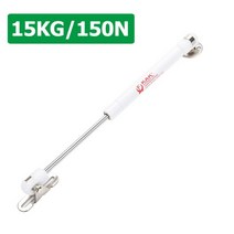 KAK 4 팩 6kg 10kg 15kg 가스 스프링 캐비닛 힌지 구리 코어 도어 리프트 지원 유압 주방 찬장 도어 경첩 하드웨어, CHINA, White 15KG x 1