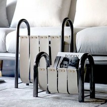 신문 잡지 보관함 진열대 감성 랙 꽂이 인테리어 미니멀, 잡지꽂이 소형+대형 총 2개