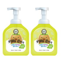 해피바스 키위랑 손씻자 버블 핸드워시 500ml x2개