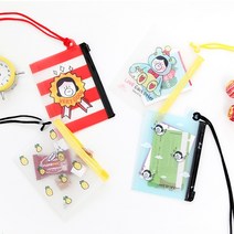 pvc 고리 지퍼백 슬라이드 투명 투명pvc, 필수선택, 파인애플