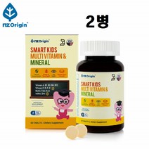 식약처 인증 영양제 멀티 비타민 꾸미 90정 구미 종합 영양제 씹어먹는 츄어블 아이 키즈 어린이 애기 아기, 2병