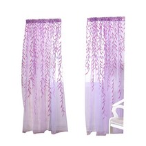 다채로운 인쇄된 깎아지른 듯한 커튼 패널 창 발코니 얇은 명주 그물 방 분배자 균형