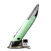 블루투스 + USB 듀얼 모드 무선 발표자 원격 컨트롤러 빨간 레이저 펜 제어 펜 맥 아이패드 미니 6 PPT 프, 02 Green