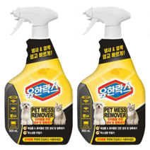 [스타몰] 애견 탈취제 반려동물 소변 냄새 얼룩 제거 소독 펫리무버 900ml, 2개