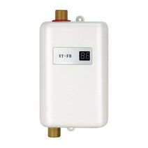 전기순간온수기 3800W/3000W 탱크 없는 순간 미니 전기 온수기 주방 보물 110/220V, 01 white_03 UK