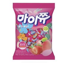 마이쮸 츄잉캔디 딸기 복숭아, 720g, 4개