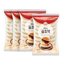 기린 미니꿀호떡 4봉 방학 초등학생 아이들 간식 유치원 사무실 롯데제과 가을 당충전, 8개
