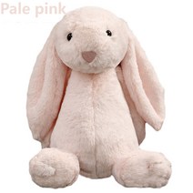 애착인형 귀여운 토끼인형 부드러운 동물 긴 귀 토끼 잠자는 생일 선물, 03 45cm, 06 pale pink