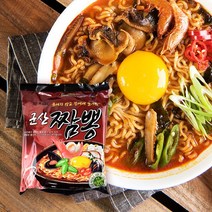 군산 얼큰 해물짬뽕 라면 10개입, 단품