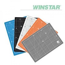 아트박스/에이치플러스몰 윈스타 칼라 300X215 A4 데스크 데스크매트 W6CA57A, 오렌지